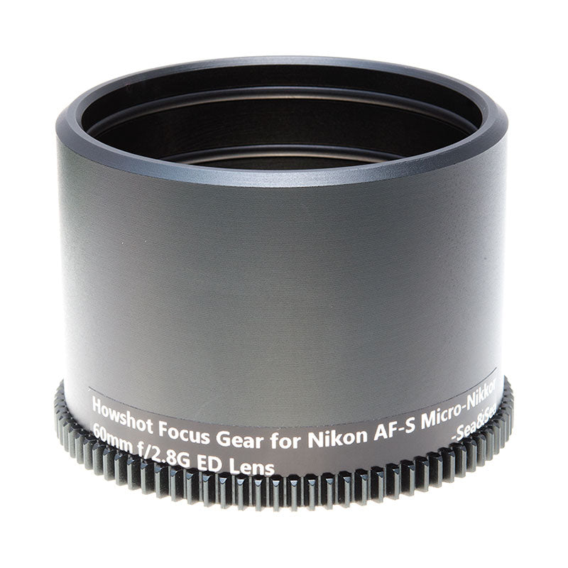 Howshot Focus Gear for Nikon AF-S Micro-Nikkor 60mm f/2.8G ED Lens on Sea&Sea Housings Howshot Focus Gear for Nikon AF-S Micro-Nikkor 60mm f/2.8G ED Lens on Sea&Sea Housings